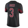 A.Cardinals #3 Budda Baker Player Black Limited Elite Home Game BALCE Stitched Jerseys