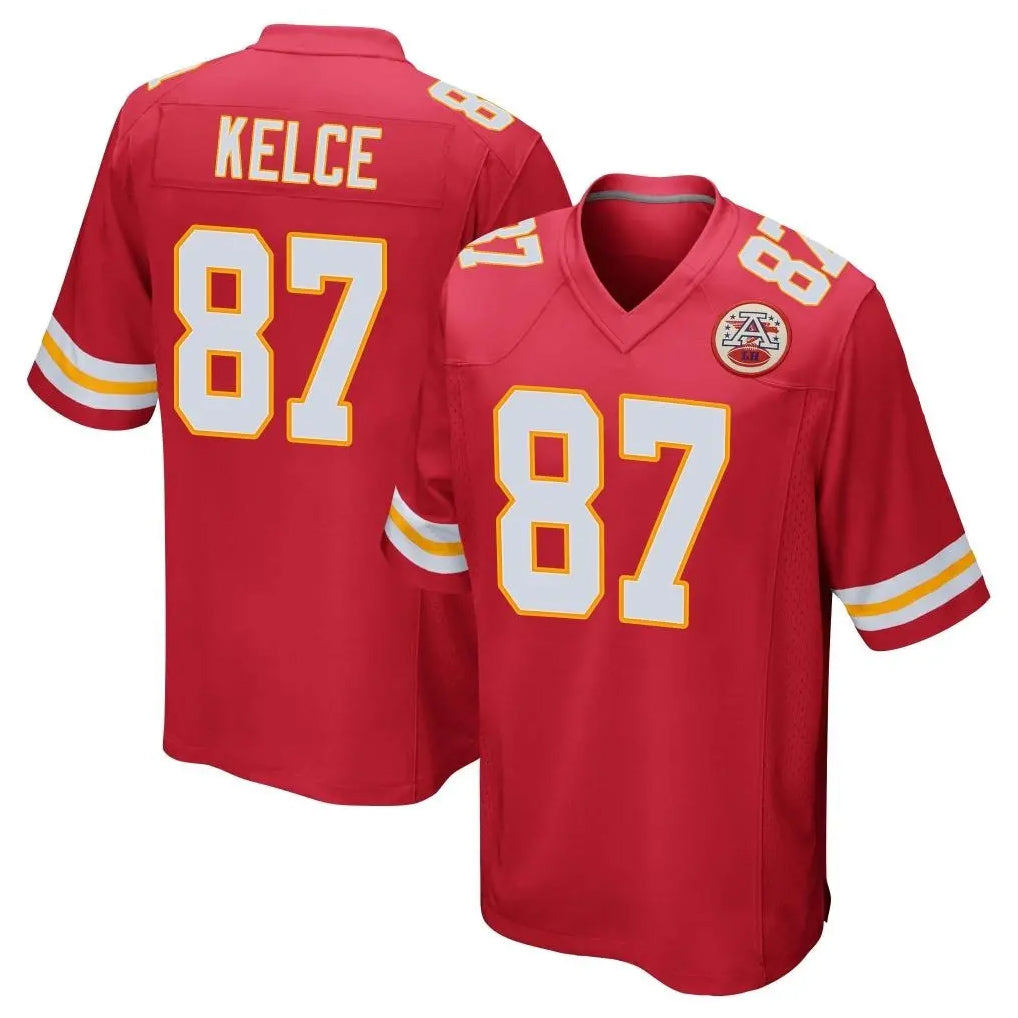 KC.Chiefs #87 Travis Kelce Player Red Home Game BALCE Stitched Jerseys