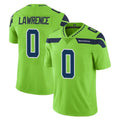 S.Seahawks #0 DeMarcus Lawrence Player Green Limited Color Rush Home Game BALCE Stitched Jerseys