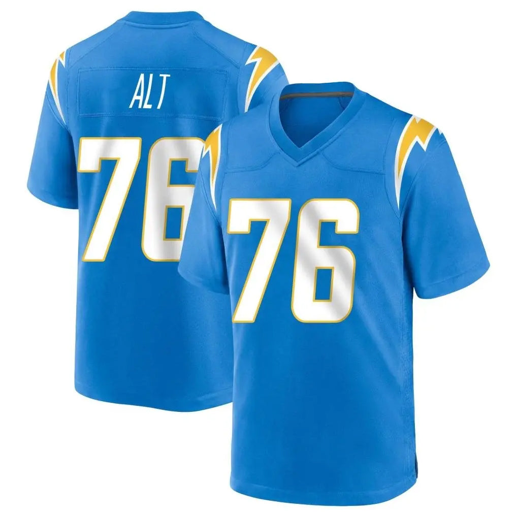 LA.Chargers #76 Joe Alt Player Blue Home Game BALCE Stitched Jerseys