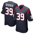 H.Texans #39 Henry To'oTo'o Player Navy Home Game BALCE Stitched Jerseys