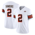 C.Browns #2 Shedeur Sanders Player White Limited Vapor F.U.S.E. Alternate Game BALCE Stitched Jerseys