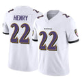 B.Ravens #22 Derrick Henry Player White Limited Home Game BALCE Stitched Jerseys