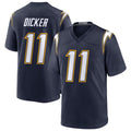 LA.Chargers #11 Cameron Dicker Player Navy Alternate Home Game BALCE Stitched Jerseys