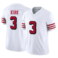 SF.49ers #3 Christian Kirk Player White Limited Alternate Vapor F.U.S.E. Home Game BALCE Stitched Jerseys