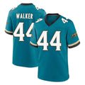 J.Jaguars #44 Travon Walker Player Teal Prowler Throwback Limited Home Game BALCE Stitched Jerseys
