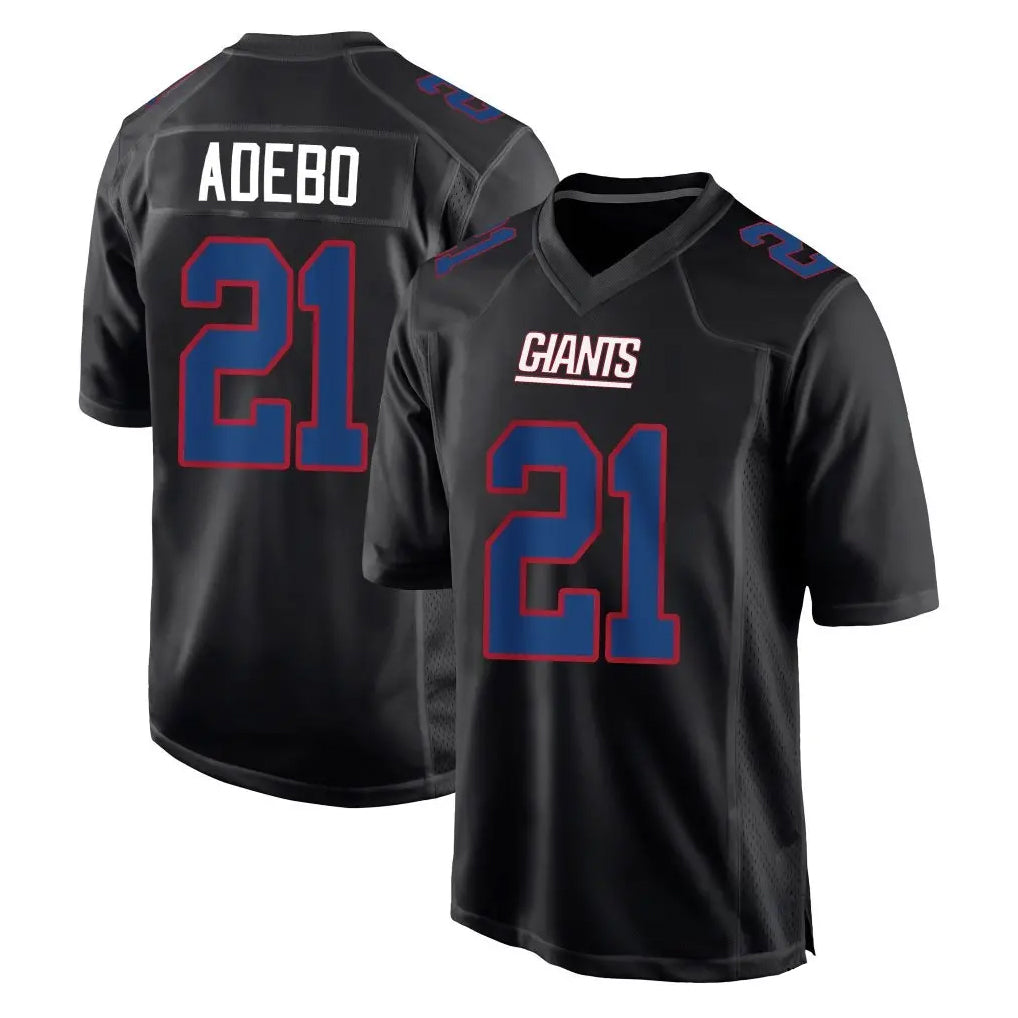 NY.Giants #21 Paulson Adebo Player Carbon Fashion Limited Home Game BALCE Stitched Jerseys