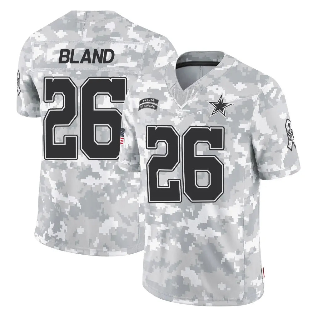 D.Cowboys #26 DaRon Bland Player Arctic Camo Salute to Service Limited Home Game BALCE Stitched Jerseys