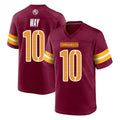 W.Commanders #10 Tress Way Player Burgundy Home Game BALCE Stitched Jerseys
