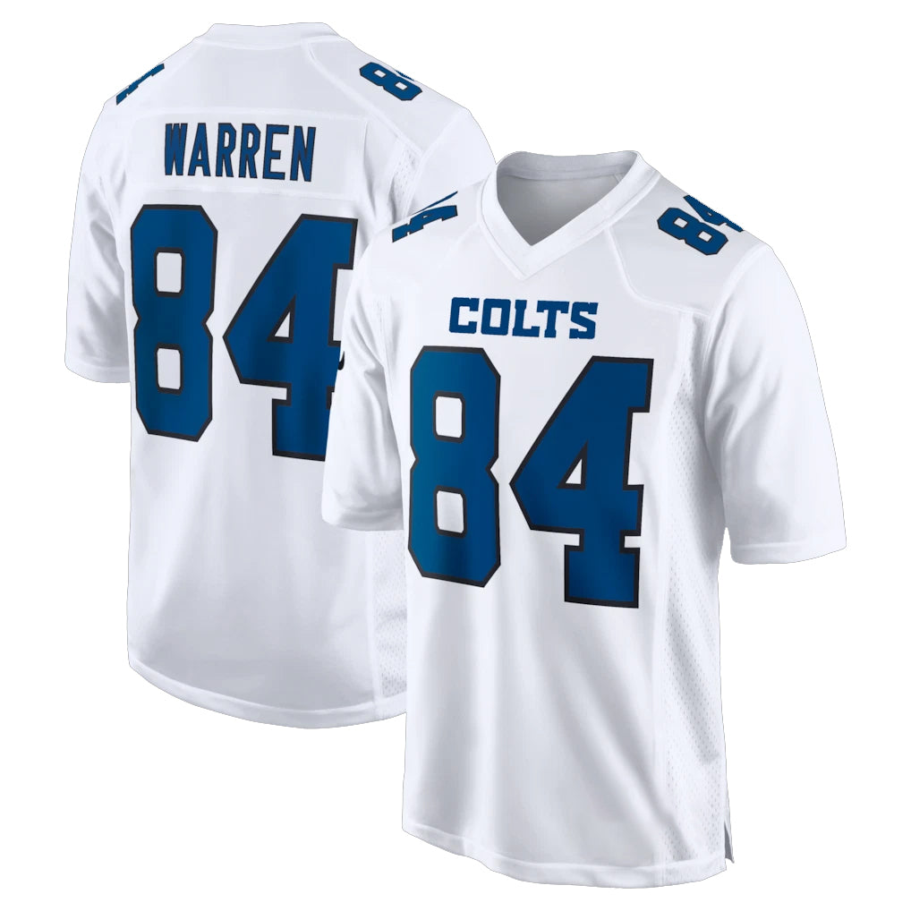 IN.Colts #84 Tyler Warren Player White Tundra Fashion Home Game BALCE Stitched Jerseys