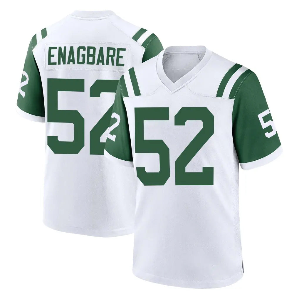 NY.Jets #52 Kingsley Enagbare Player White Classic Home Game BALCE Stitched Jerseys