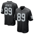 LV.Raiders #89 Brock Bowers Player Black Home Game BALCE Stitched Jerseys