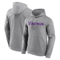 M.Vikings ## Vikings Blank Player Gray LOGO Pullover Hoodies Home Game Blank Player BALCE Stitched Jerseys