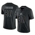 C.Browns #80 Jamari Thrash Player Black Reflective Home Game BALCE Stitched Jerseys