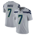S.Seahawks #7 Uchenna Nwosu Player Gray Limited Vapor Untouchable Home Game BALCE Stitched Jerseys