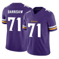 M.Vikings #71 Christian Darrisaw Player Purple Limited Vapor F.U.S.E. Home Game BALCE Stitched Jerseys