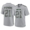 NY.Jets #21 Brandon Stephens Player Gray Limited Atmosphere Fashion Home Game BALCE Stitched Jerseys