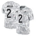 M.Dolphins #2 Malik Willis Player Arctic Camo Salute To Service Limited Game BALCE Stitched Jerseys