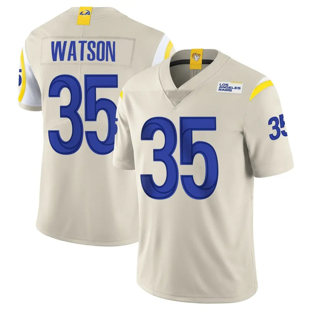 LA.Rams #35 Jaylen Watson Player Bone Limited Vapor Home Game BALCE Stitched Jerseys