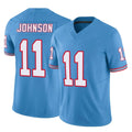 T.Titans #11 Jermaine Johnson II Player Light Blue Limited Vapor F.U.S.E. Home Game BALCE Stitched Jerseys