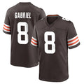 C.Browns #8 Dillon Gabriel Player Brown Home Game BALCE Stitched Jerseys
