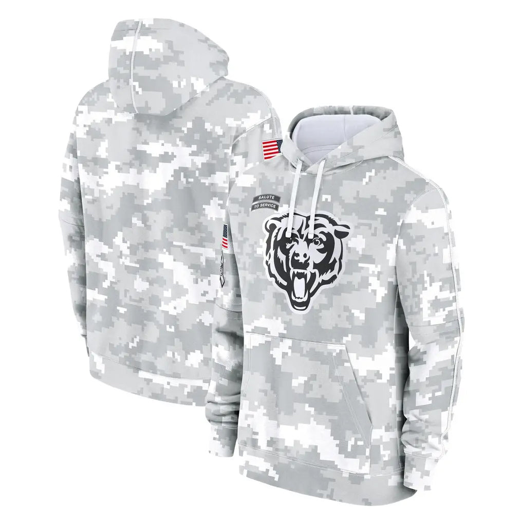 C.Bears ## Bears Blank Player Arctic Camo Salute to Service Pullover Hoodies Limited BALCE Stitched Jerseys