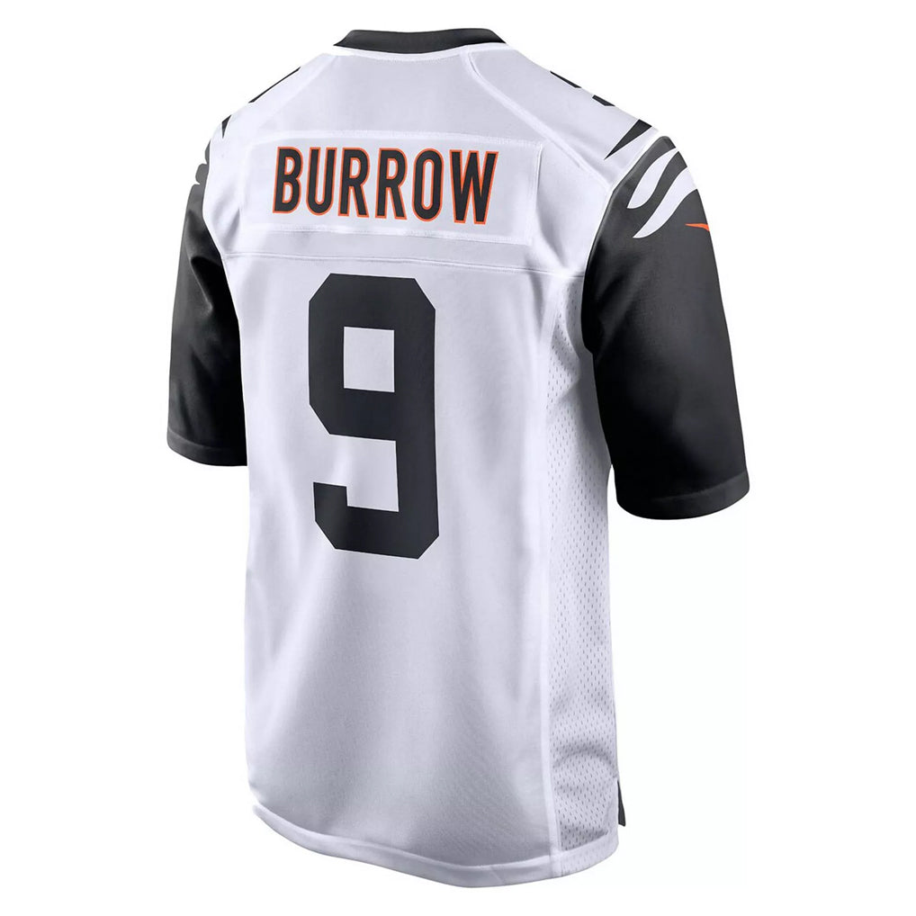 C.Bengals #9 Joe Burrow Player White Alternate Home Game BALCE Stitched Jerseys