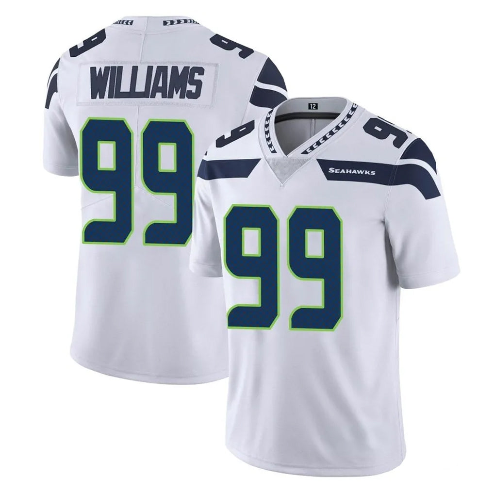 S.Seahawks #99 Leonard Williams Player White Limited Vapor Untouchable Home Game BALCE Stitched Jerseys