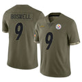 P.Steelers #9 Chris Boswell Player Olive Limited Salute To Service Home Game BALCE Stitched Jerseys