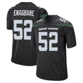 NY.Jets #52 Kingsley Enagbare Player Stealth Black Home Game BALCE Stitched Jerseys