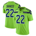 S.Seahawks #22 Rashid Shaheed Player Green Limited Color Rush Home Game BALCE Stitched Jerseys