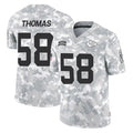 KC.Chiefs #58 Derrick Thomas Player Arctic Camo Salute To Service Limited Game BALCE Stitched Jerseys