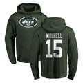 NY.Jets #15 Adonai Mitchell Player Green LOGO Pullover Hoodies Limited Game BALCE Stitched Jerseys