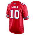 B.Bills #10 Khalil Shakir Player Red Home Game BALCE Stitched Jerseys