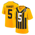 P.Steelers #5 Jalen Ramsey Player Gold Limited 1933 Throwback Home Game BALCE Stitched Jerseys
