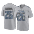 T.Titans #26 Marcus Harris Player Gray Atmosphere Fashion Home Game BALCE Stitched Jerseys