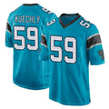 C.Panthers #59 Luke Kuechly Player Blue Game BALCE Stitched Jerseys