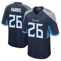 T.Titans #26 Marcus Harris Player Navy Home Game BALCE Stitched Jerseys