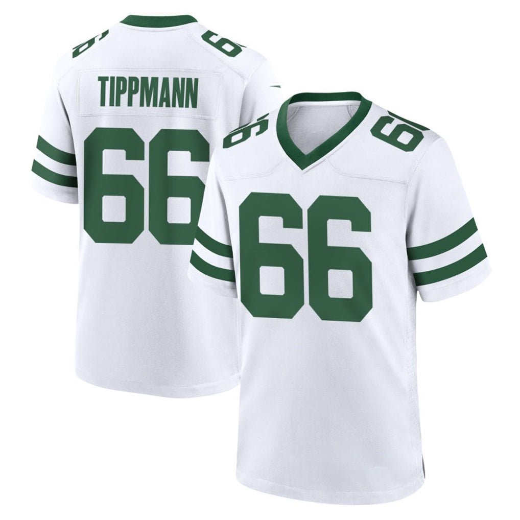 NY.Jets #66 Joe Tippmann Player White Legacy Home Game BALCE Stitched Jerseys
