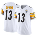 P.Steelers #13 Rico Dowdle Player White Limited Vapor F.U.S.E. Home Game BALCE Stitched Jerseys