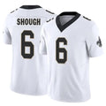 NO.Saints #6 Tyler Shough Player White Limited Vapor F.U.S.E. Home Game BALCE Stitched Jerseys