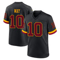 W.Commanders #10 Tress Way Player Black Limited Home Game BALCE Stitched Jerseys