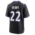 B.Ravens #22 Derrick Henry Player Black Home Game BALCE Stitched Jerseys