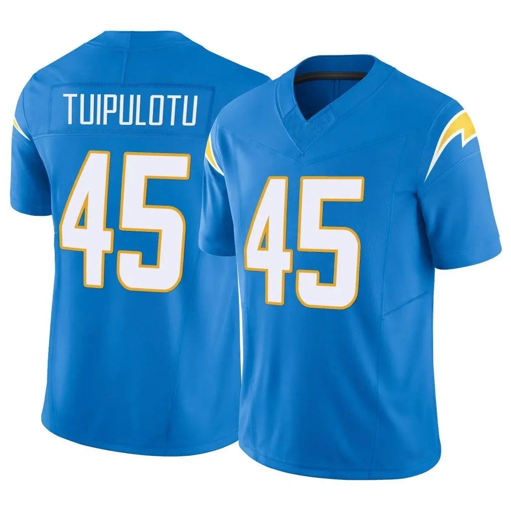 LA.Chargers #45 Tuli Tuipulotu Player Blue Limited Vapor F.U.S.E. Home Game BALCE Stitched Jerseys