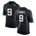 J.Jaguars #9 Logan Cooke Player Black Home Game BALCE Stitched Jerseys