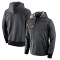 P.Eagles ## Eagles Blank Player Gray Pullover Hoodies Home Game BALCE Stitched Jerseys