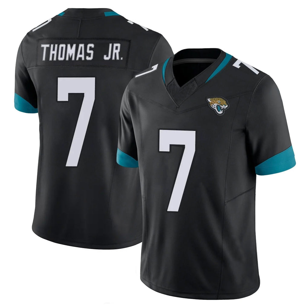 J.Jaguars #7 Brian Thomas Jr. Player Black Vapor F.U.S.E. Limited Home Game BALCE Stitched Jerseys