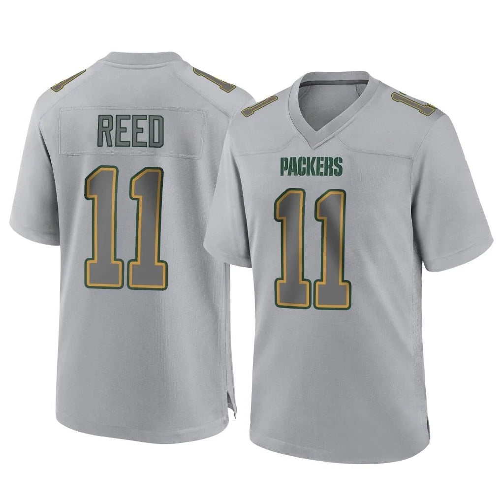 GB.Packers #11 Jayden Reed Player Gray Atmosphere Fashion Home Game BALCE Stitched Jerseys