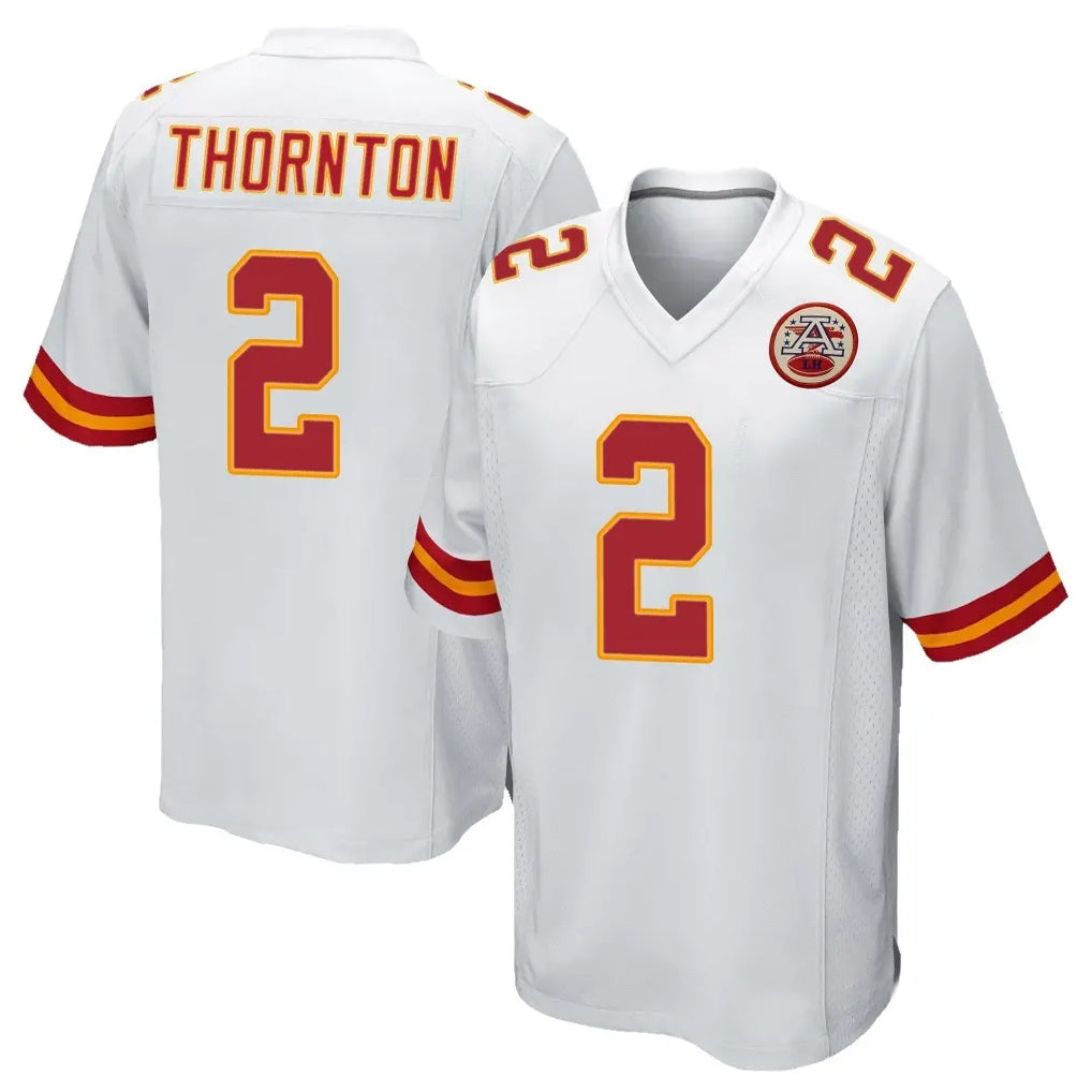 KC.Chiefs #2 Tyquan Thornton Player White Home Game BALCE Stitched Jerseys