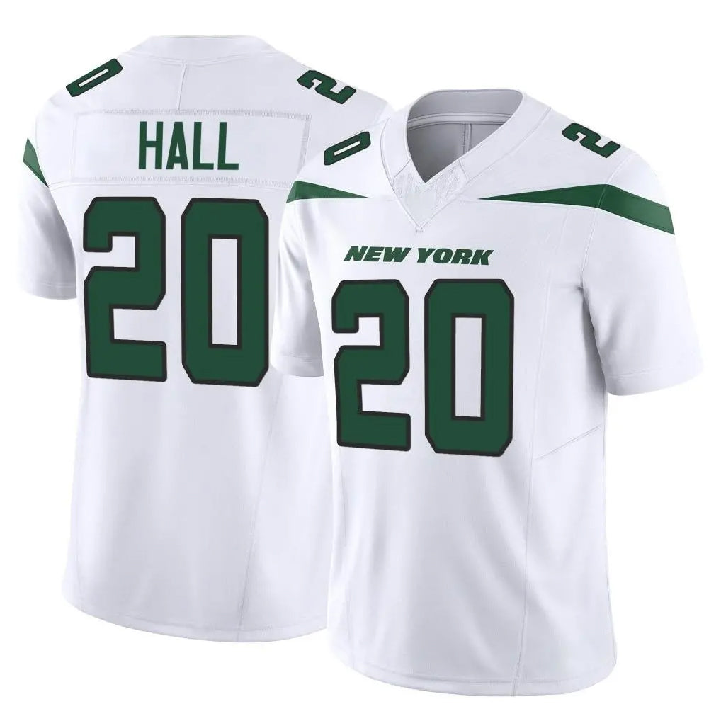 NY.Jets #20 Breece Hall Player White Limited Vapor F.U.S.E. Home Game BALCE Stitched Jerseys